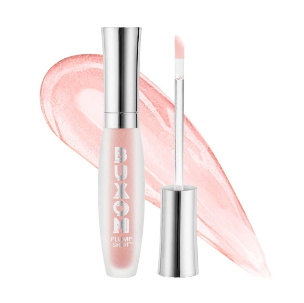 NIB BUXOM PLUMP SHOT COLLAGEN PETPIDE INFUSED LIP SERUM FLUSH